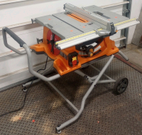 Ridgid 15Amp Heavy Duty Electric Portable 10" Table Saw With Stand - 2