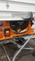 Ridgid 15Amp Heavy Duty Electric Portable 10" Table Saw With Stand - 3