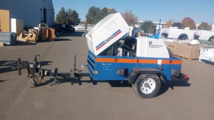 Grimmer-Schmidt Diesel Powered Trailer Air Compressor - Runs and Builds Pressure!