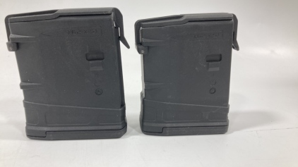 (2) PMAG 10rd 7.62x51 Magazines Fully Loaded
