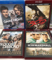 (20+) Assorted HD DVD’s & DVD’s Including TMNT, 300, & Blood Diamond - 2