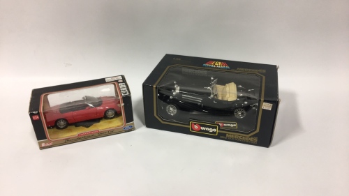 Diecast Model Cars - Thunderbird & Mercedes Benz