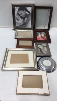 (9) Assorted Picture Frames