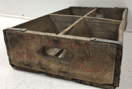 Pepsi-Cola Wooden Crate