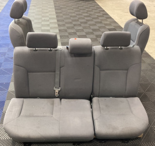 Set of Seats for Gen2 Tacoma DBL Cab - (2) Non Air Bag Front Seats, 3pc Rear Bench