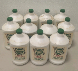 (12) Quarts Of Quaker State SAE 20w-50 Oil