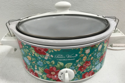 Pioneer Woman 6 Quart Portable Vintage Floral Slow Cooker