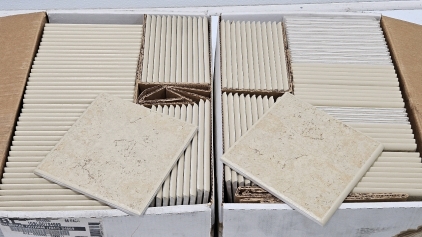 NEW (+/- 130) 6" CERAMIC TILES