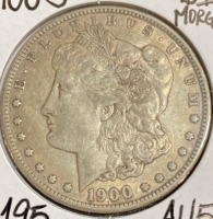 1990-S AU50 Morgan Silver Dollar - 3