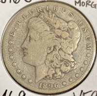 1896-S VF20 Morgan Silver Dollar - 3