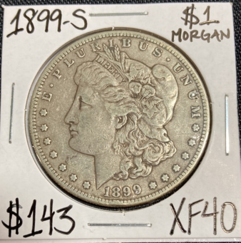 1899-S XF40 Morgan Silver Dollar