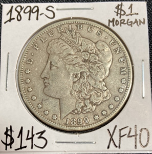 1899-S XF40 Morgan Silver Dollar