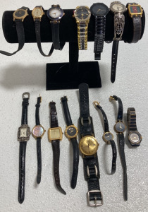 (15) Black/Gold or Black/Silver Fashion Watches