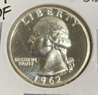 1962 PR69 Gem Proof Silver Quarter - 3