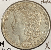 1886-O XF Details Morgan Silver Dollar - 3