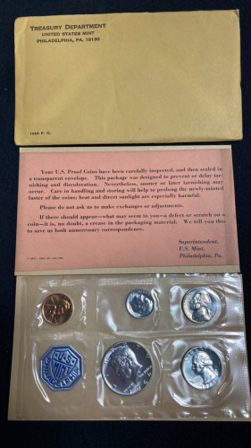 1964 BU Silver Mint Set in OGP