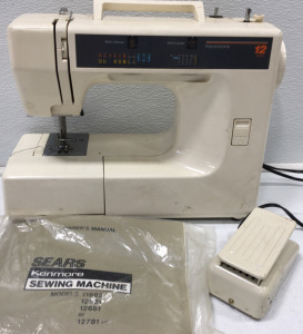 Sears Kenmore 12 Stitch Sewing Machine 1278191