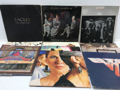 11 Vinyl Records Including Led Zeppelin, Styx, & Van Halen