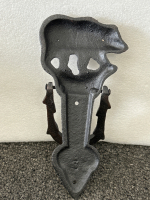 8” CAST IRON BEAR DOOR KNOCKER - 4