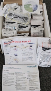 NEW INSTAPAK FOAM PACKAGING W/ NEW SAFETY GLASSES