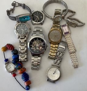 MEN&rsquo;S AND WOMEN&rsquo;S WRIST WATCHES, INCLUDING: TIMEX, DAYBIRD, SEIKO AND MORE