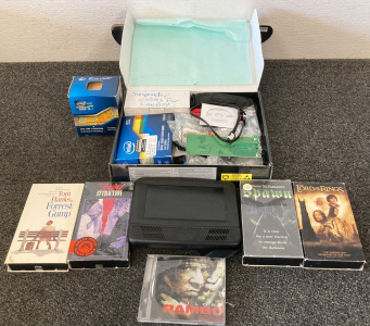 INTEL COMPUTER PARTS, RCA PORTABLE DVD PLAYER AND MORE