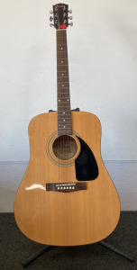 FENDER FA-100 ACOUSTIC GUITAR WITH STAND