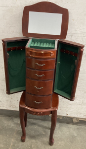 JEWELRY HUTCH - COMPLETE 13”x11”x37”