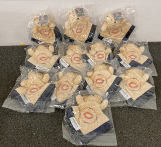 (12) BABY CHICAGO BEARS SECURITY BEAR BLANKETS