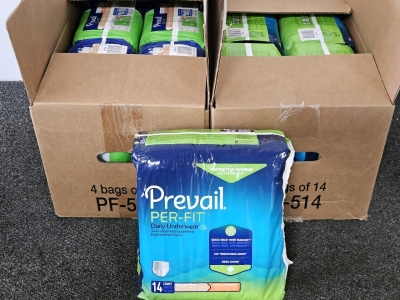 (9) NEW PACKS ADULT DIAPERS - (14) XL/ PACK