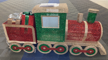 Outdoor Glittery Light Up Train