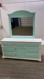 Florida Furniture Industries Triple Dresser With Mirror