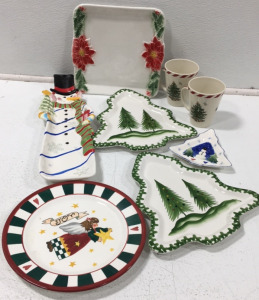 Assorted Holiday Dishware