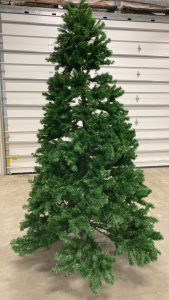 9’ Artificial Lighted Christmas Tree