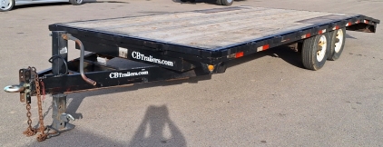 20 Foot Tandem Axle Flatbed Trailer - 20' x 8'
