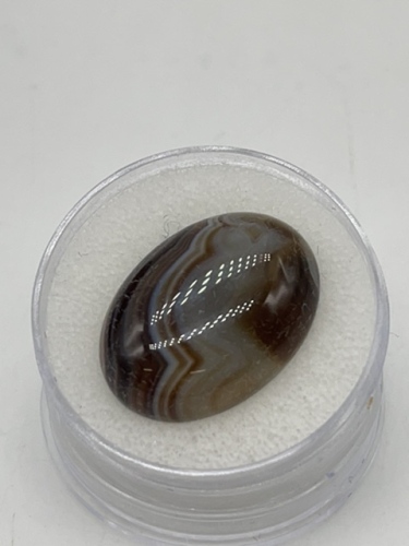 25.05 Ct. Natural Brown Striped Agate Gemstone