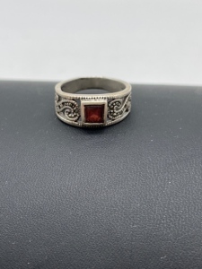 Marked Silver Vintage Ring