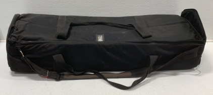 TENBA PHOTGRAPY DUFFLE BAG WITH RUGGARD EQUIPMENT CARRIER. LIGHTING UMBRELLAS AND MORE (NEEDS CLEANED)