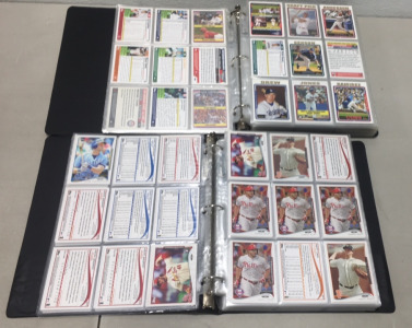 (1) Binders Of (375) 2005-2015 Topps Baseball Cards (1) Binder Of (200) 2014 Topps Baseball Cards