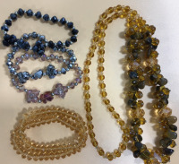 (5) Beaded Bracelets (1) Beaded Necklace (5) Pairs of Earrings & More! - 5