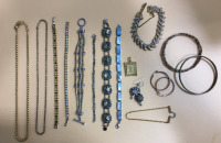 Assorted Costume Jewelry Including (2) Necklace’s (10) Bracelet’s (2) Pairs of Earrings (1) Pendant