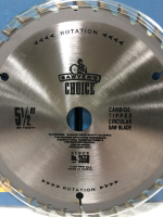 (4) Sawyer’s Choice Carbide-Tipped Circular Saw Blades 3550 5-1/2”x36Tx.063”x5/8”-1/2” - 2