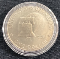 (2) 1976 Bicentennial Ike Dollar Coins - 3