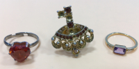 (4) Costume Jewelry Ring’s - 2