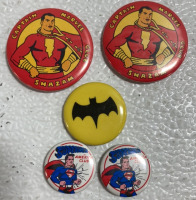 (5) DC Superheroes Pins