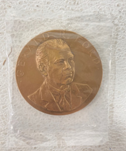 1974 Solid Bronze Gerald Ford Inauguration Token