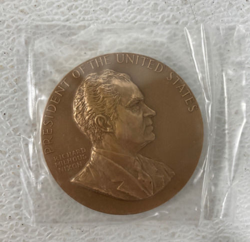 1969 President Nixon 1st Term Inaugural Bronze Medallion
