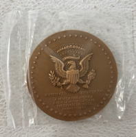 1969 President Nixon 1st Term Inaugural Bronze Medallion - 2