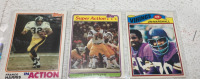 (9) 1977-1989 Hall Of Famer NFL Cards Such As Howie Long, Jack Ham, Steve Largent, Jack Youngblood And More - 4
