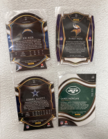 (4) 2020 Select Prizm Die Cut NFL Cards Such As Randy Moss, Joe Reed, Ezekiel Elliot And More, (10) NFL Select Prizm And Others Including C.J Ham, Cam Akers, D.K Metcalf And More - 4